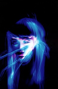 Light Painting Portrait by Patrick Rochon