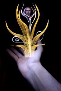 Light Painting Flower by Hannu Huhtamo