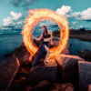 Light Painting with Fire by Zach Alan