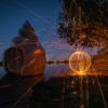 Orb Light Painting Photography