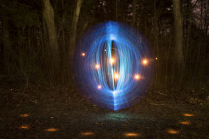 Orb Light Painting Photography