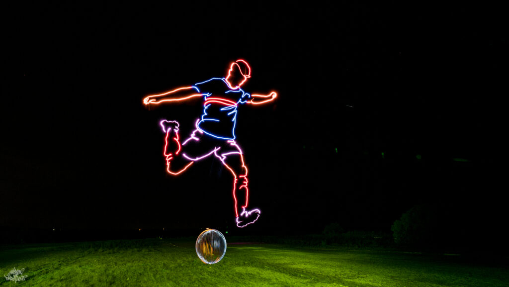 Light Painting Game of Titans