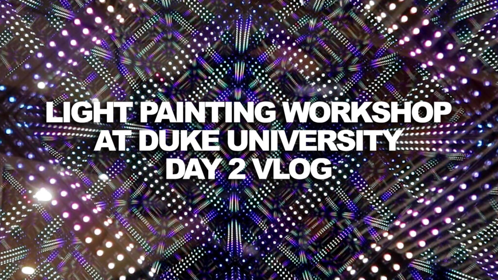 Light Painting at Duke University 