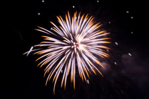 Defocused Firework Photography