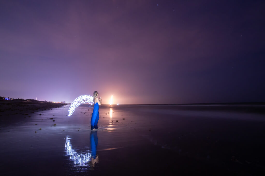 Finished Angel Light Painting